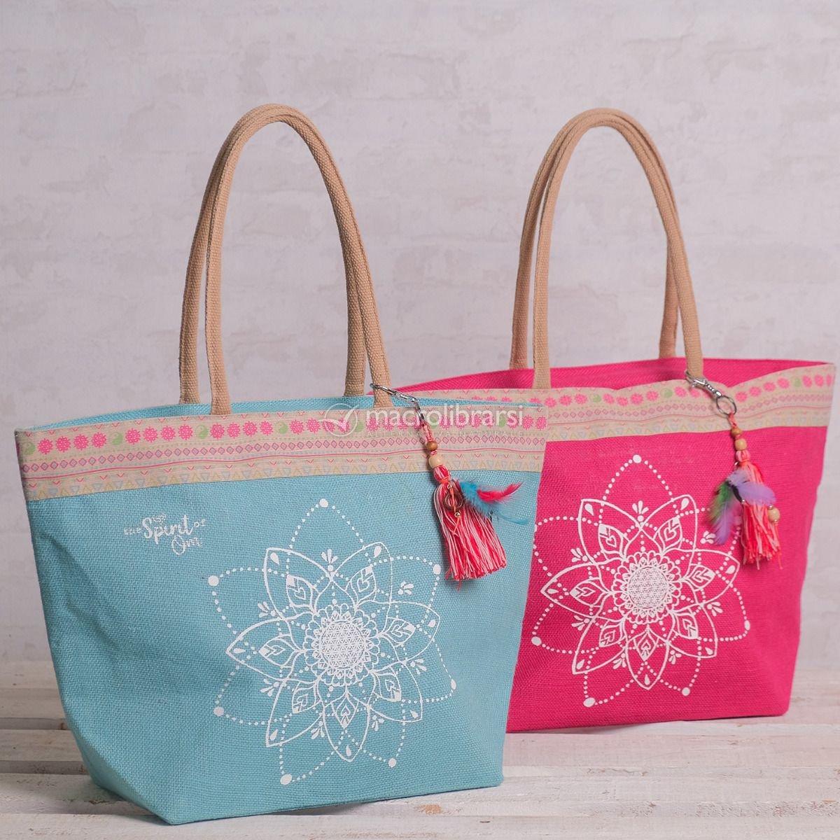 Shopper estiva - TROPICAL FLOWERS