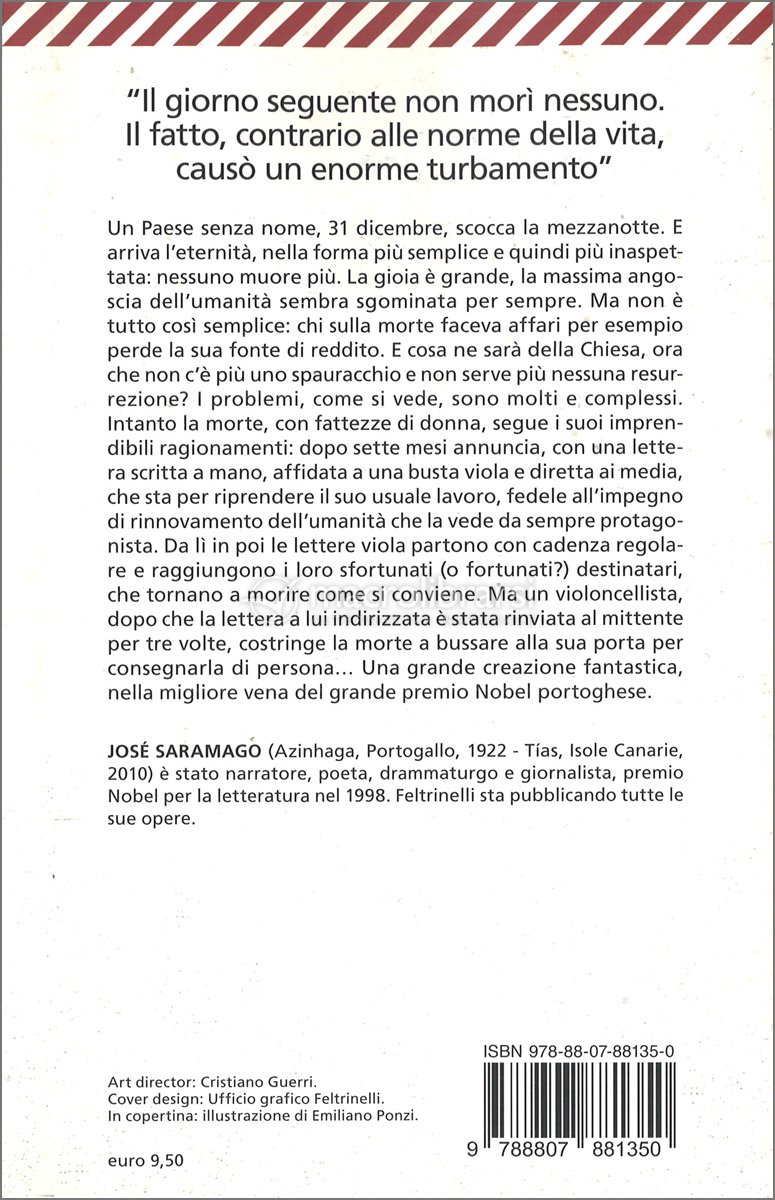 Le Intermittenze della Morte — Libro di José Saramago