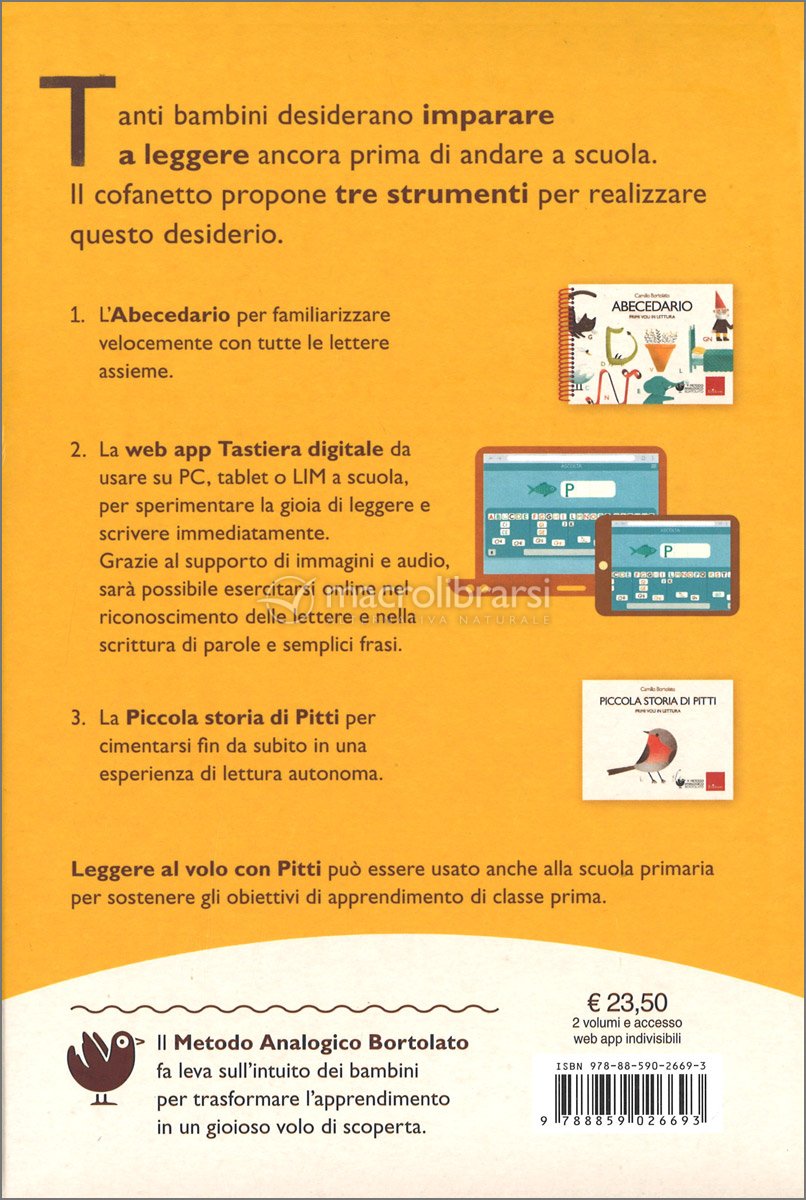 Leggere al volo con Pitti (KIT 2 Libri + Web App) - Ausili Informatici per  Disabili