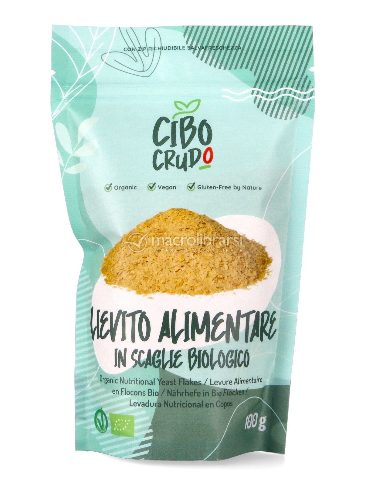 Lievito Alimentare in Scaglie Bio di Cibo Crudo 