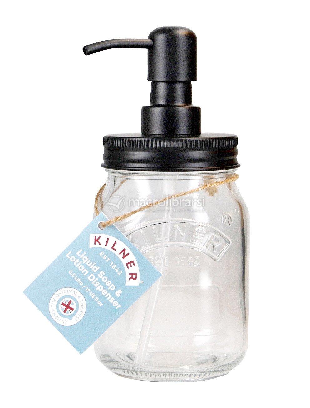 Dispenser per Sapone Liquido - Liquid Soap & Lotion Dispenser di Kilner® 