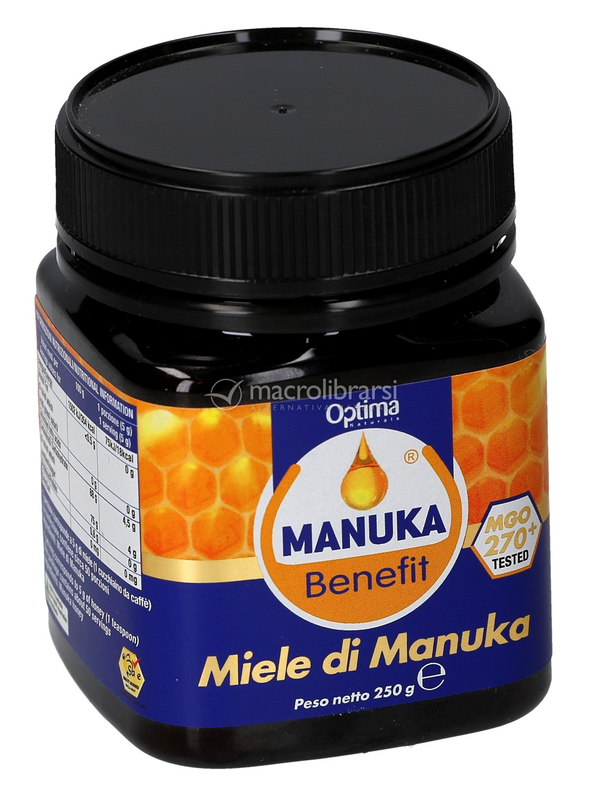 Manuka Benefit - Miele di Manuka MGO 270+ di Optima Naturals 