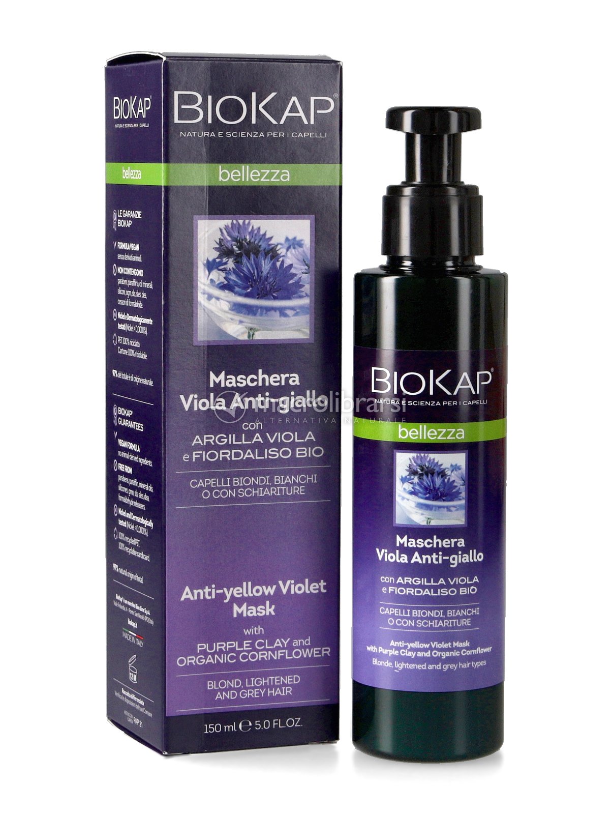 Maschera Viola AntiGiallo di Bios Line Macrolibrarsi.it