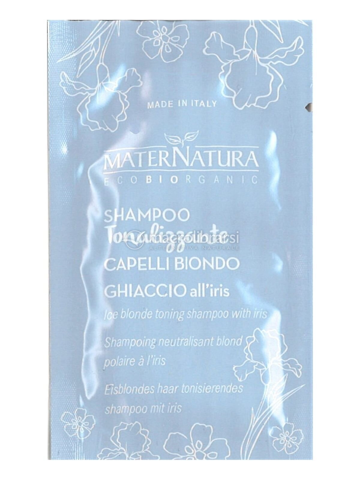 Shampoo Tonalizzante Capelli Biondo Ghiaccio All'Iris - Foto 3