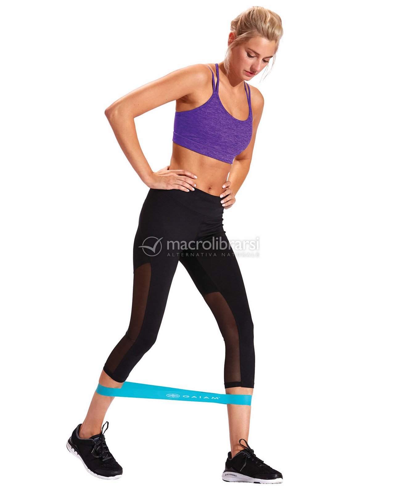 Power Band Elastico Di Resistenza Ad Anello Blu AHF-132 Toorx