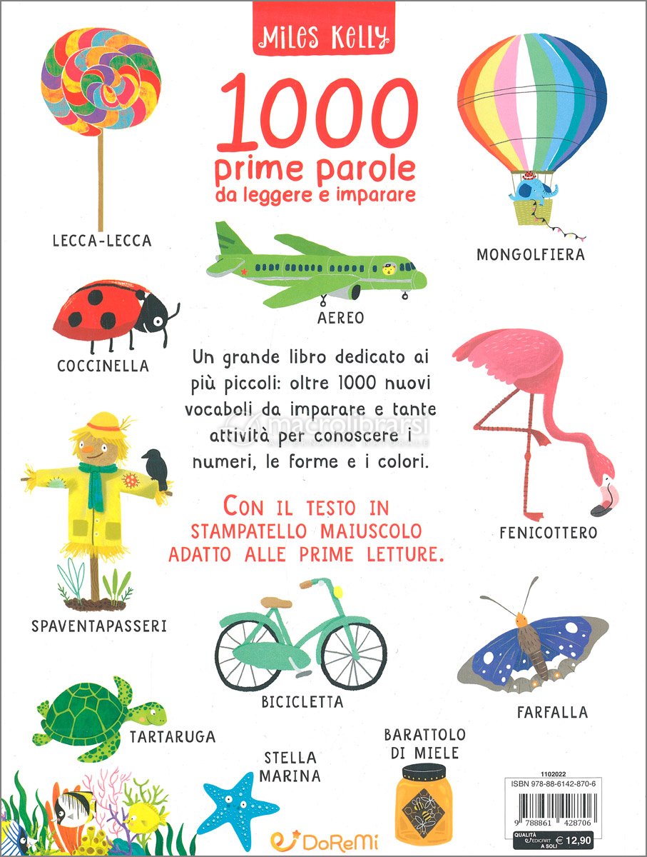 1000 Prime Parole da Leggere e Imparare — Libro di Miles Kelly