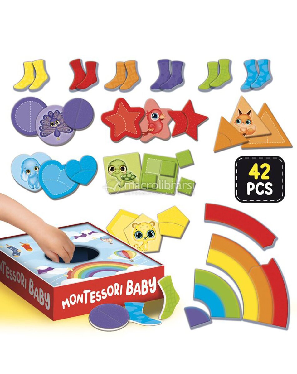 Montessori Baby Box, Gioco Tattile Lisciani 1-4 Anni – The Toys Store