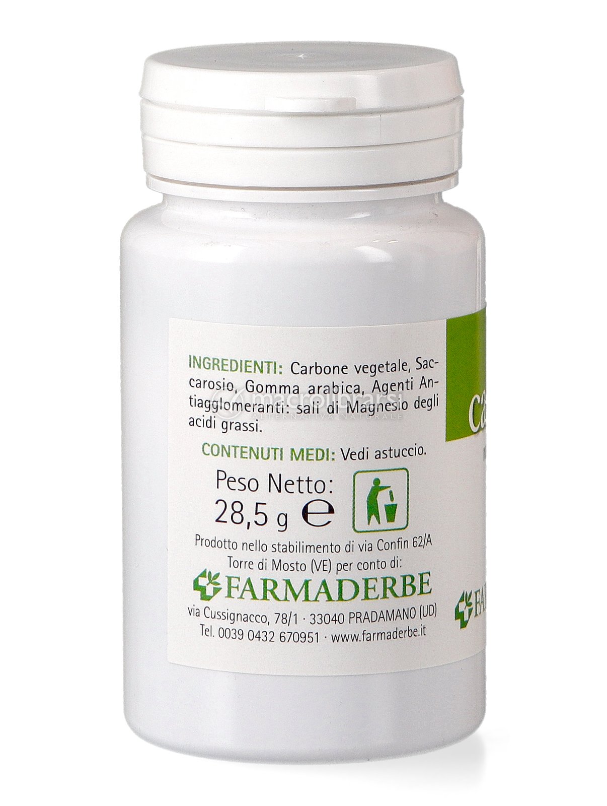 Nutra Carbone Vegetale di Farmaderbe 