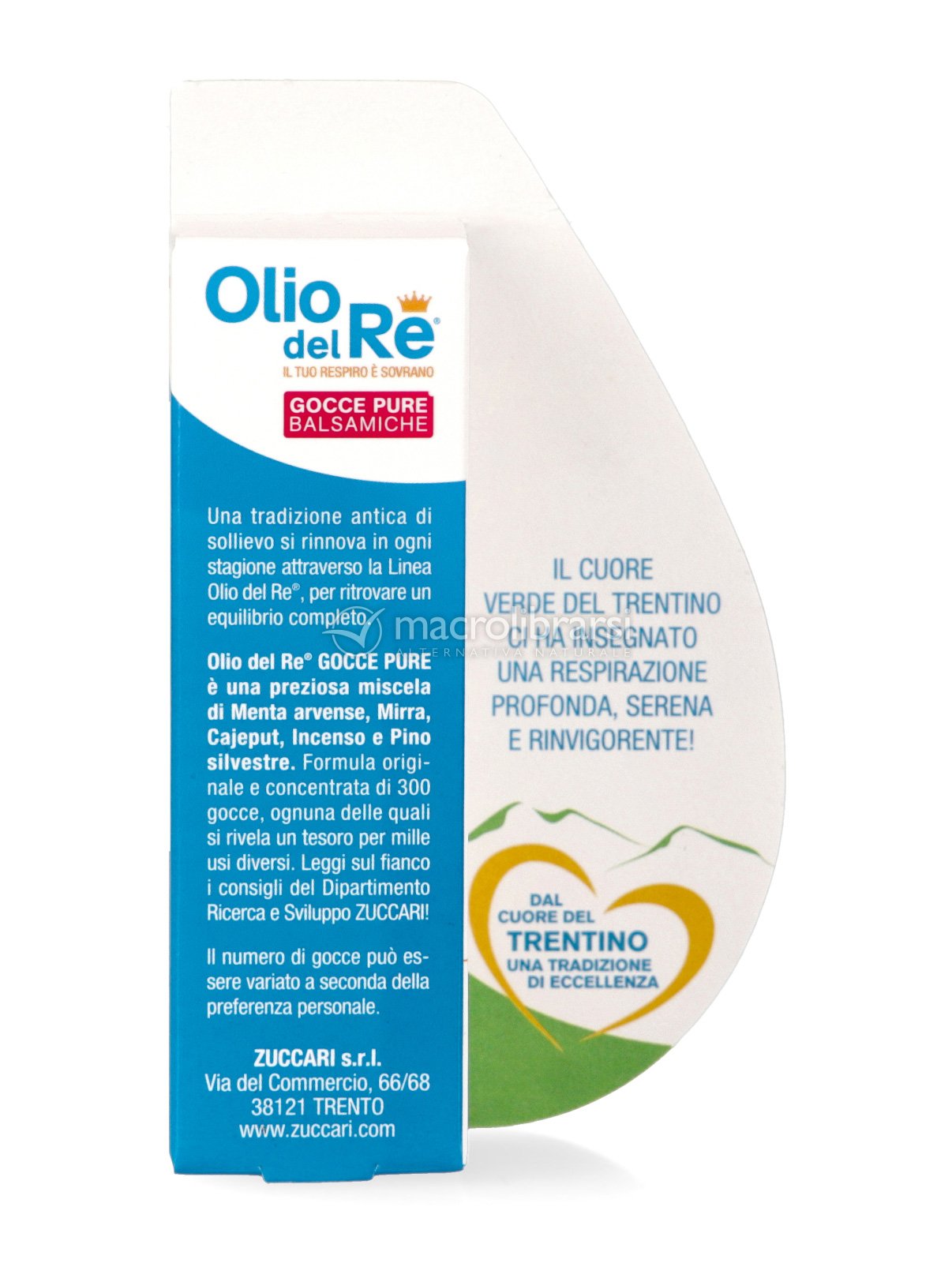 Olio Del Re Gocce Pure Balsamiche Concentrate Zuccari 10 ml