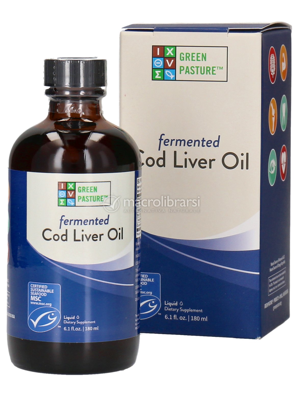 Olio di Fegato di Merluzzo Fermentato - Liquido di Erbavoglio -  Macrolibrarsi.it