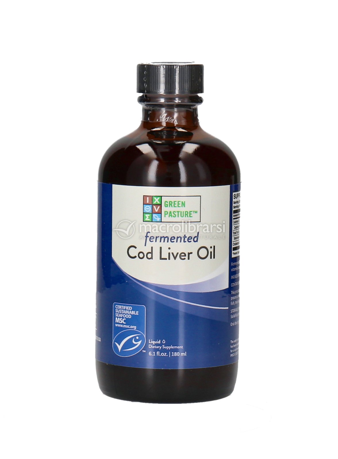Olio di Fegato di Merluzzo Fermentato - Liquido di Erbavoglio -  Macrolibrarsi.it