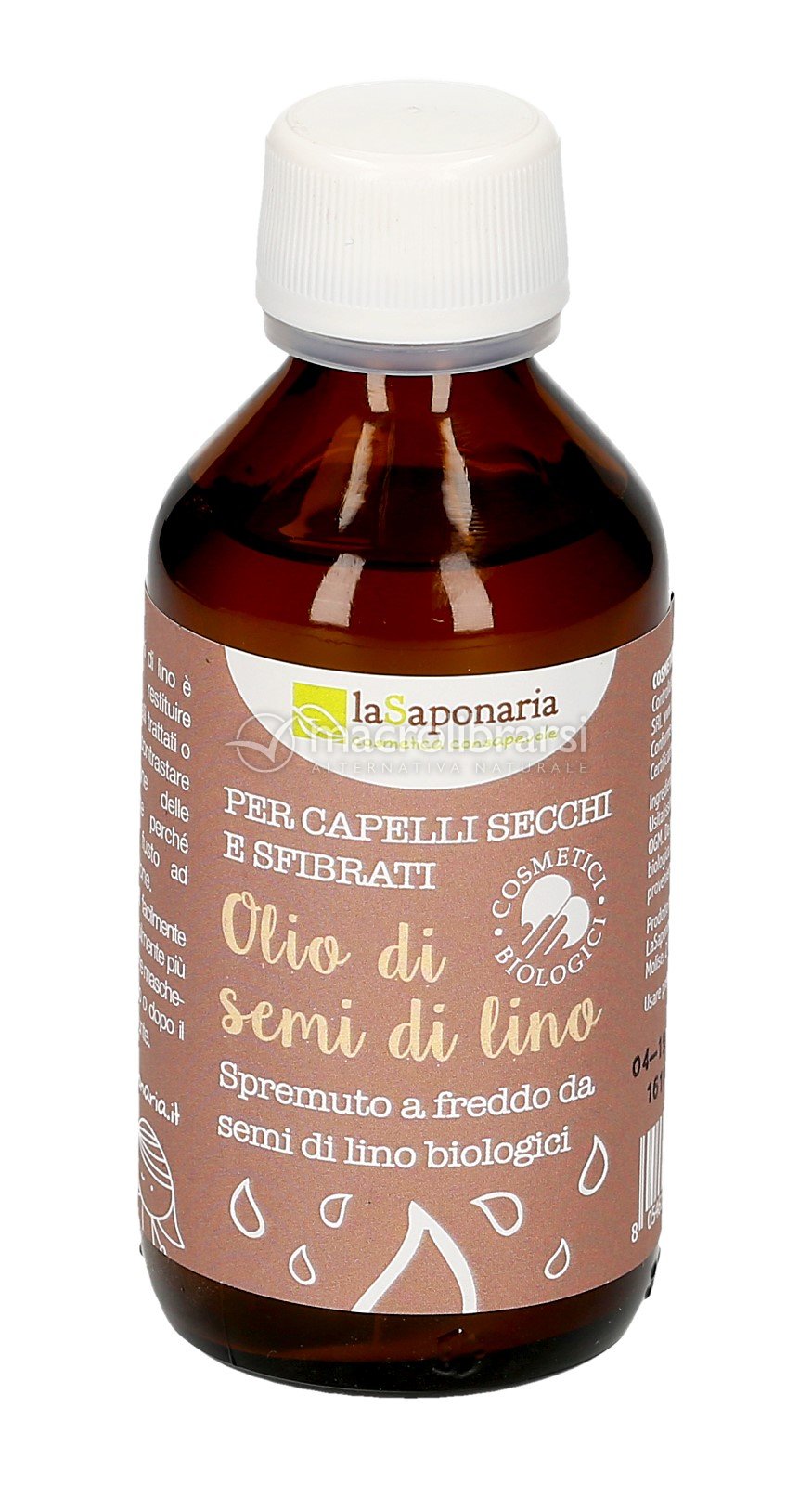 Olio di Semi di Lino Biologici di La Saponaria 