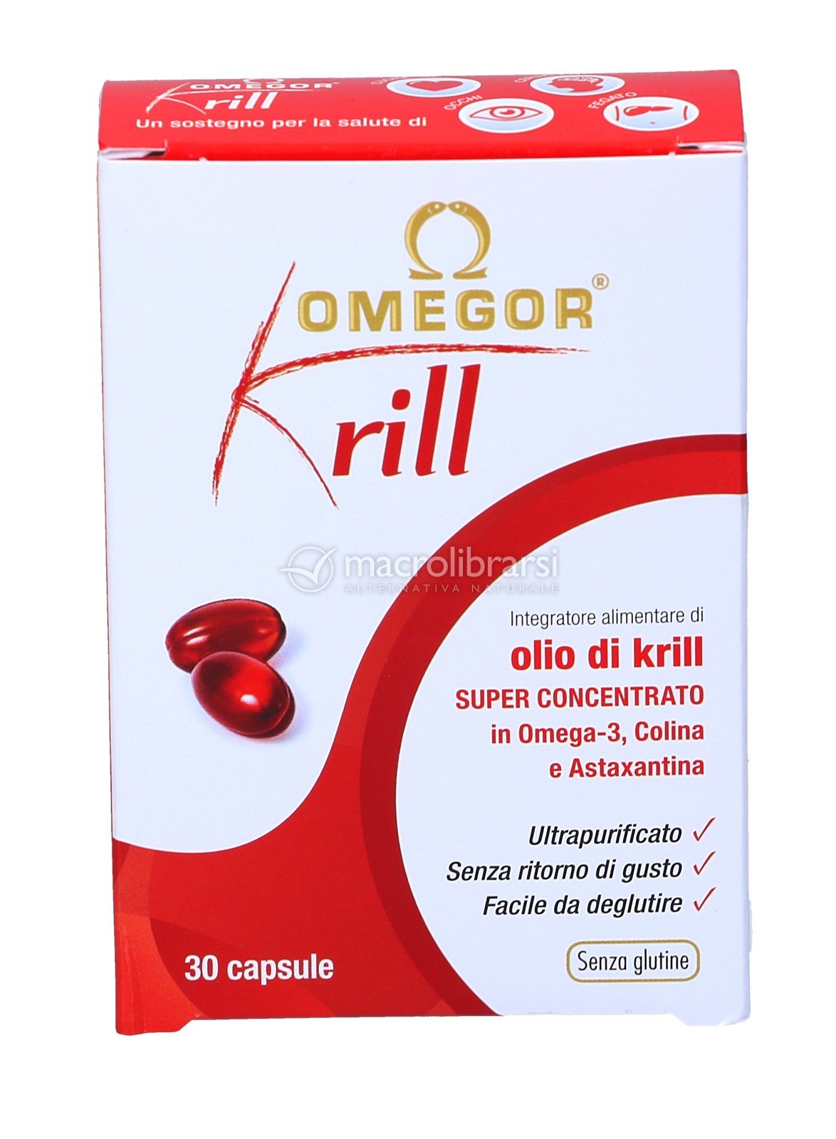 Omegor Krill - Olio di Krill Super Concentrato di U.G.A. Nutraceuticals -  Macrolibrarsi.it