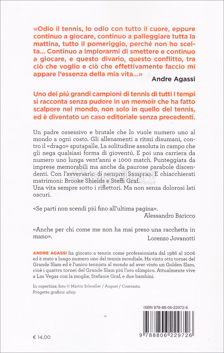 Open — Libro di Andre Agassi