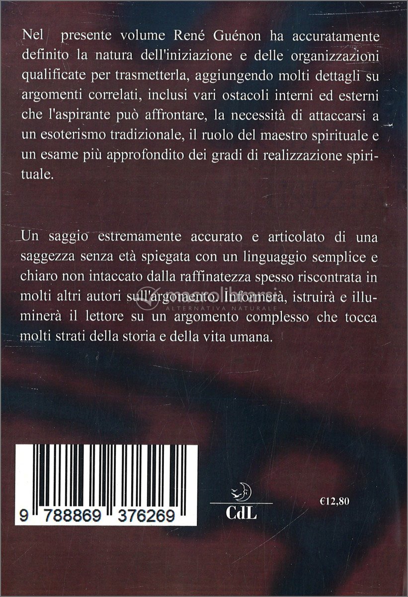 Organizzazioni Iniziatiche e Società Segrete — Libro di René Guénon