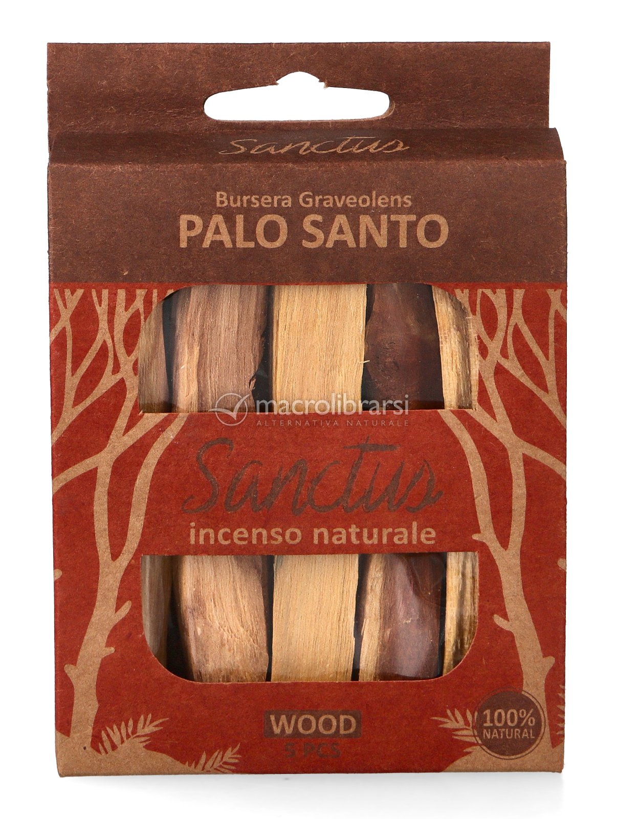 Paletti di Incenso di Palo Santo - 5 Pezzi di Sanctus -  Rainforest  Products sas 