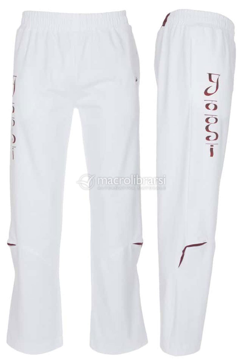 Pantaloni Uomo Yoga Om Collection - Bianco di Yogamasti - Macrolibrarsi.it