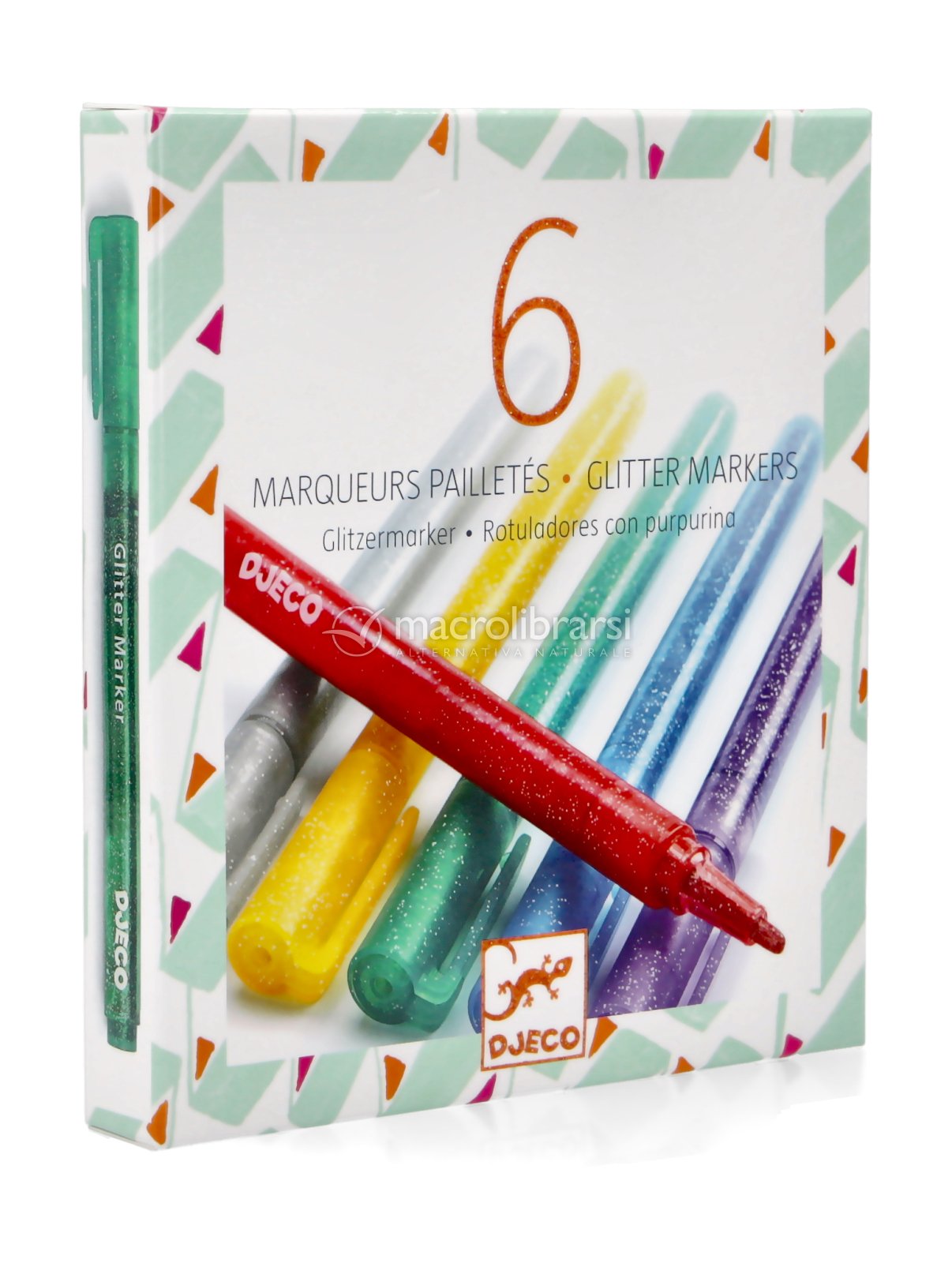 DJECO Sweet Colours - Set Da 6 Pennarelli Glitter a 14,99 €