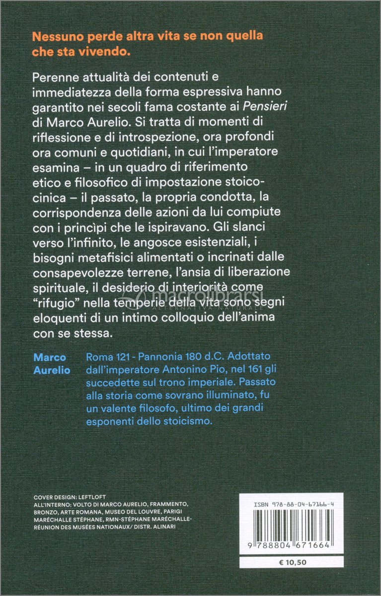 Le MEDITAZIONI di Marco Aurelio (Paperback) 