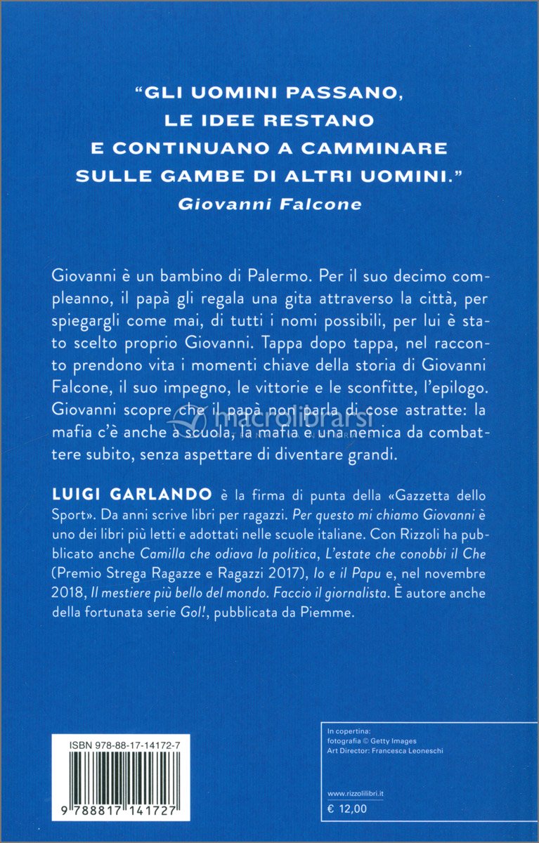 Per questo mi chiamo Giovanni — Libro di Luigi Garlando Per questo mi chiamo Giovanni — Libro di Luigi Garlando