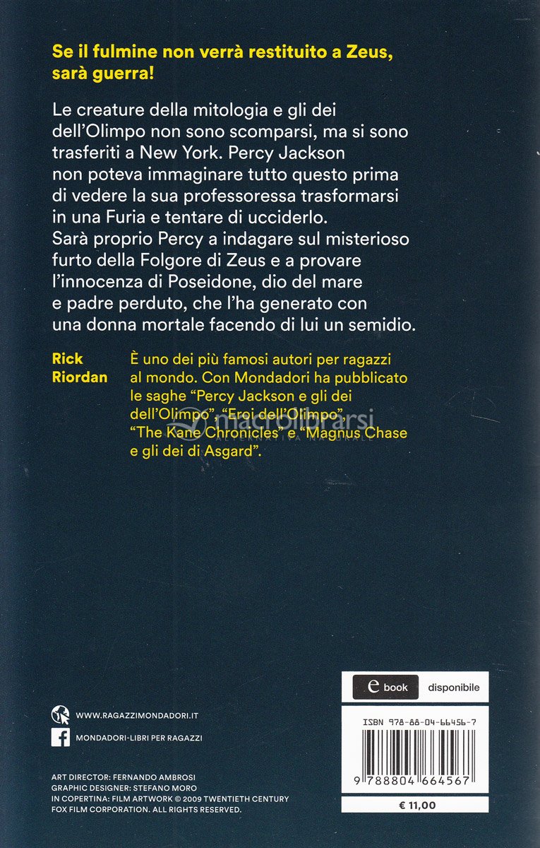 Percy Jackson Il Ladro Di Fulmini Riassunto