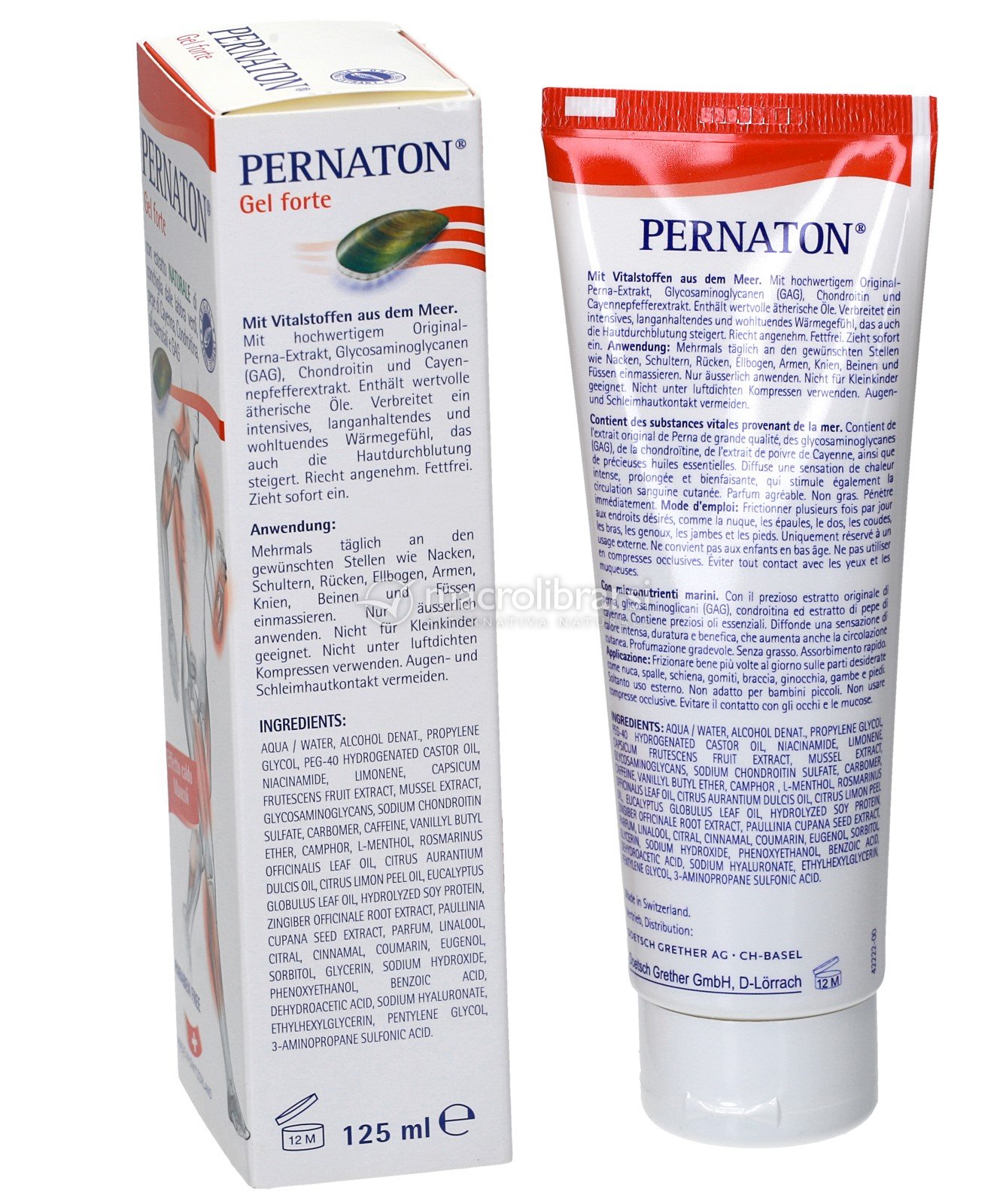 Pernaton Gel Forte - Effetto Caldo per i Muscoli di SCEN - SCIENTIFIC &  NATURAL 