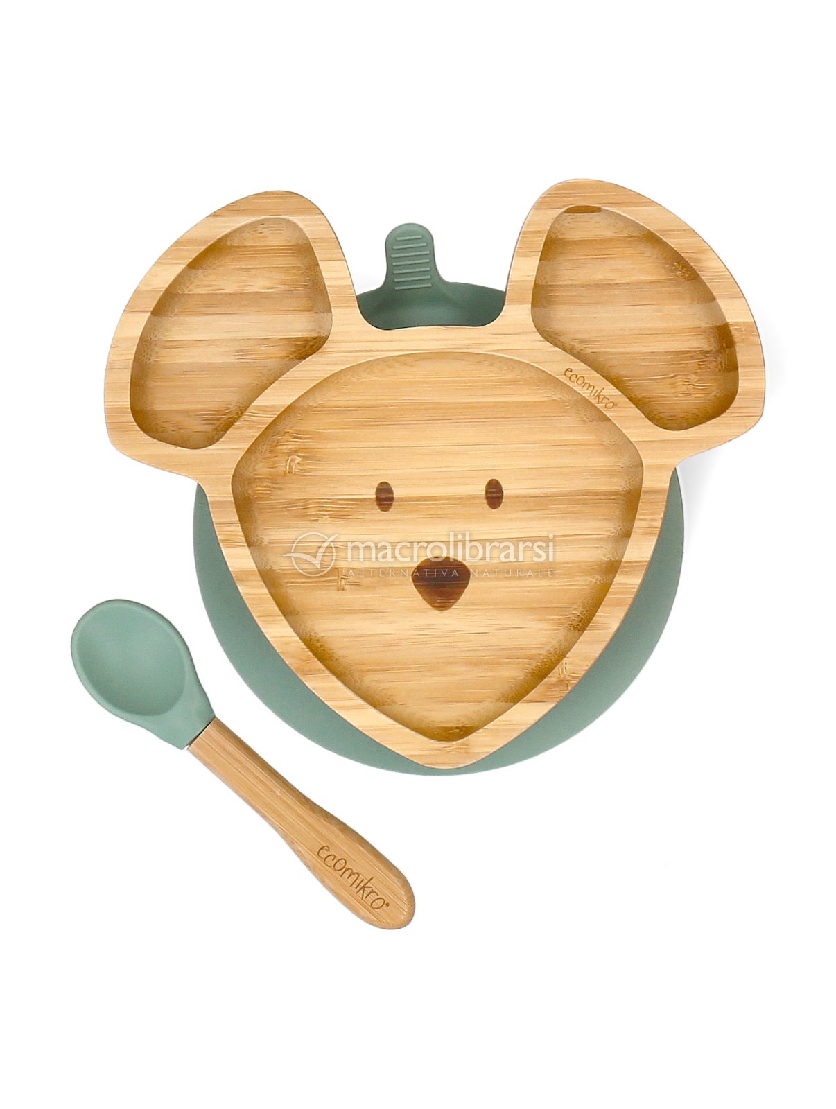 Sass & Belle Piatto Per Bambini In Bambù A Forma Di Riccio – Forest Folk, Giallo