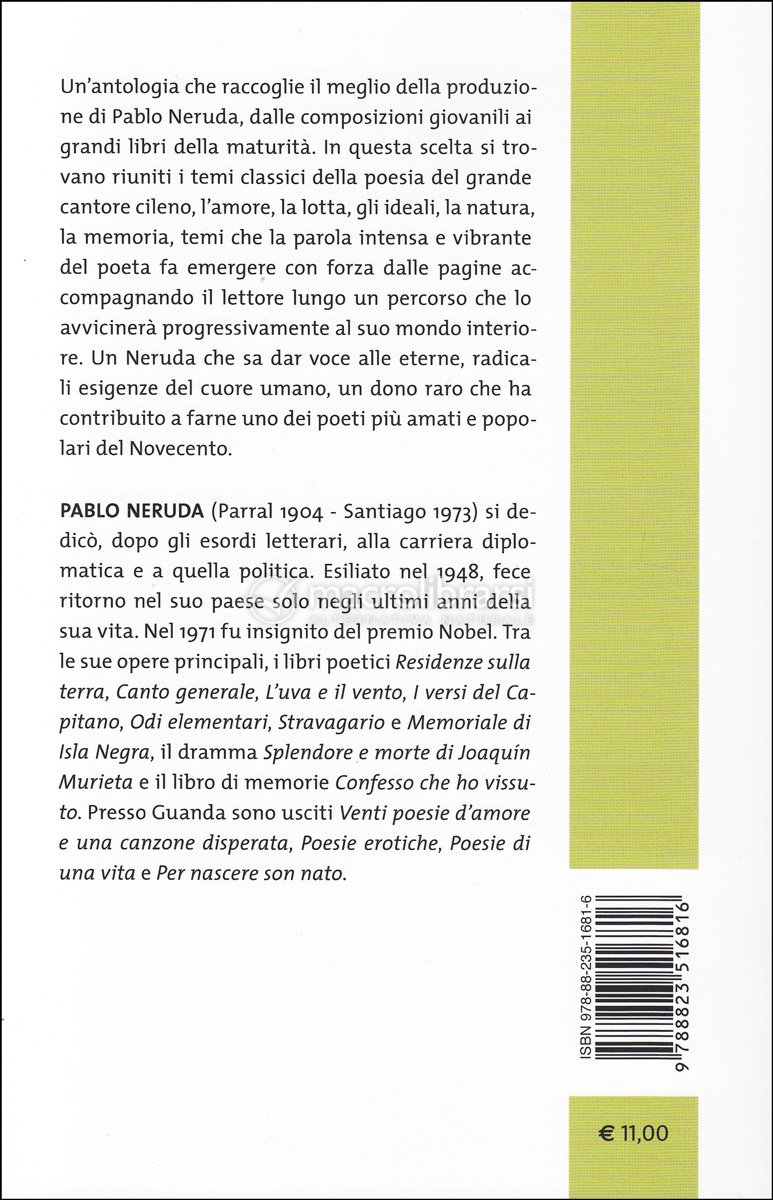 Poesie d'Amore e di Vita — Libro di Pablo Neruda