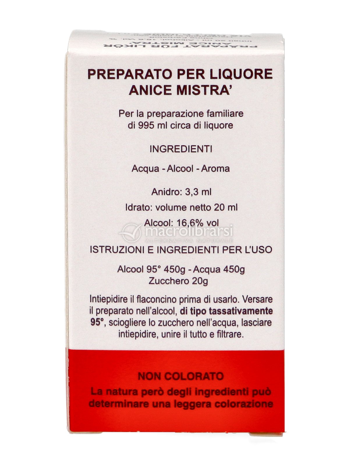 Preparato per Liquore - Anice Mistrà di Enolandia - Beer & Wine 