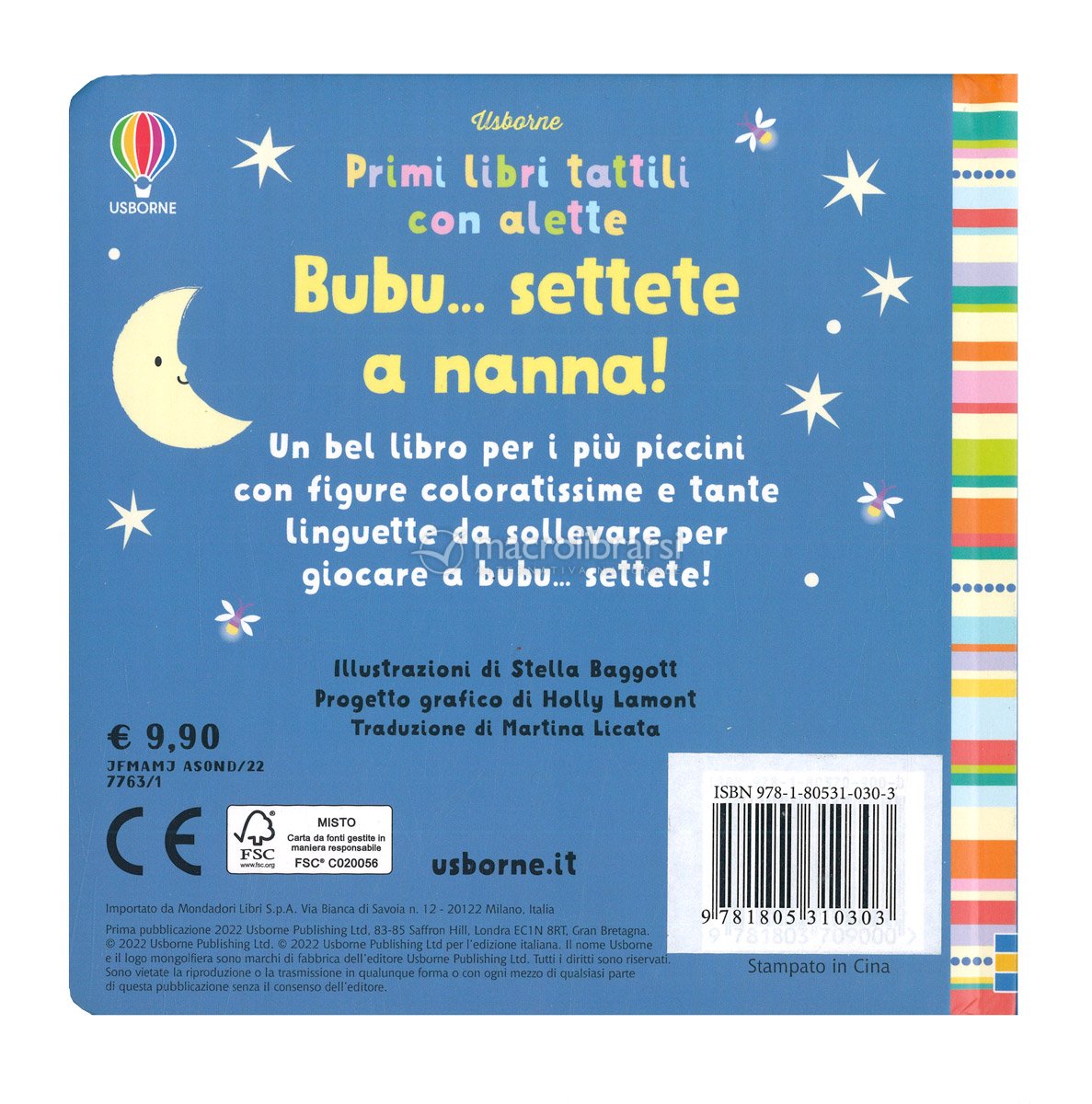 Primi Libri Tattili - Bubu Settete a Nanna! — Libro di Fiona Watt