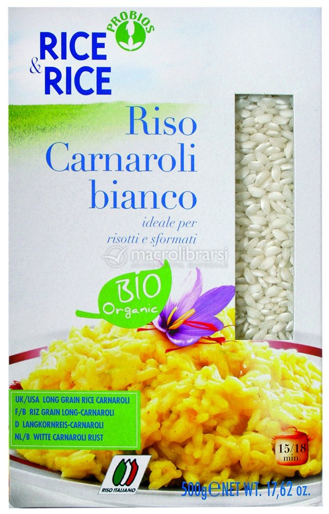 Riso Carnaroli Bianco di Probios Alimenti Macrolibrarsi.it