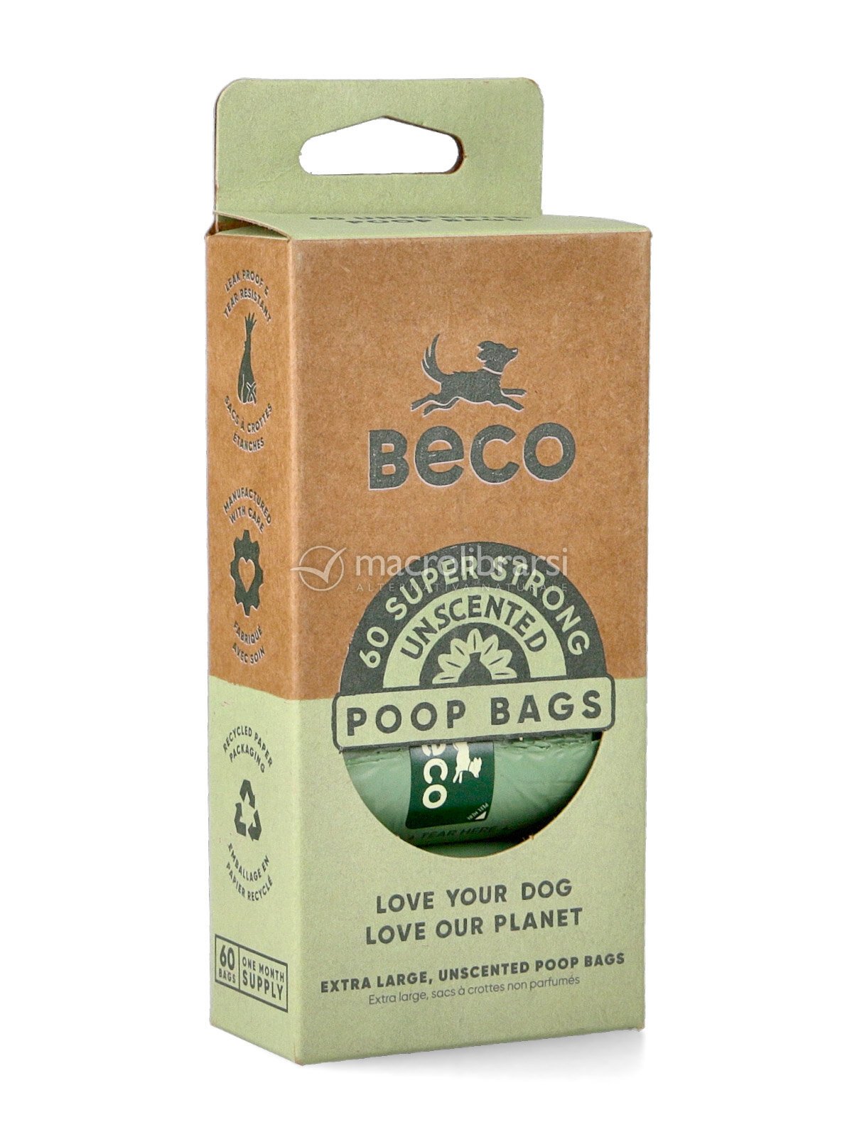 Sacchetti Igienici Inodore - Beco Poop Bags di Beco Pets 