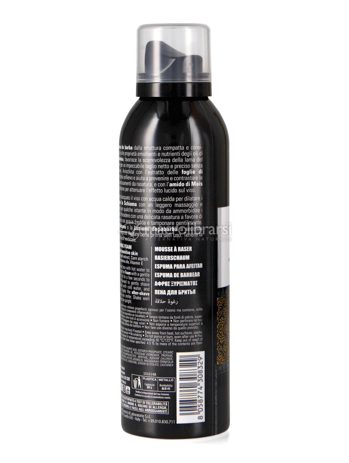 Zedan Schiuma Per Criniera Naturale 200ml – Olio Di Semi Di Broccoli Bio, Lucentezza E Volume