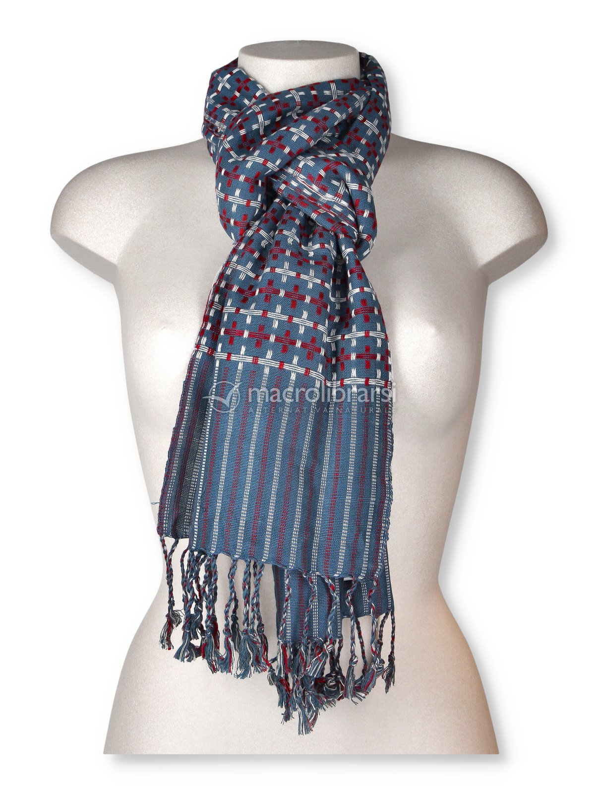 Nastri sciarpa in viscosa/cotone