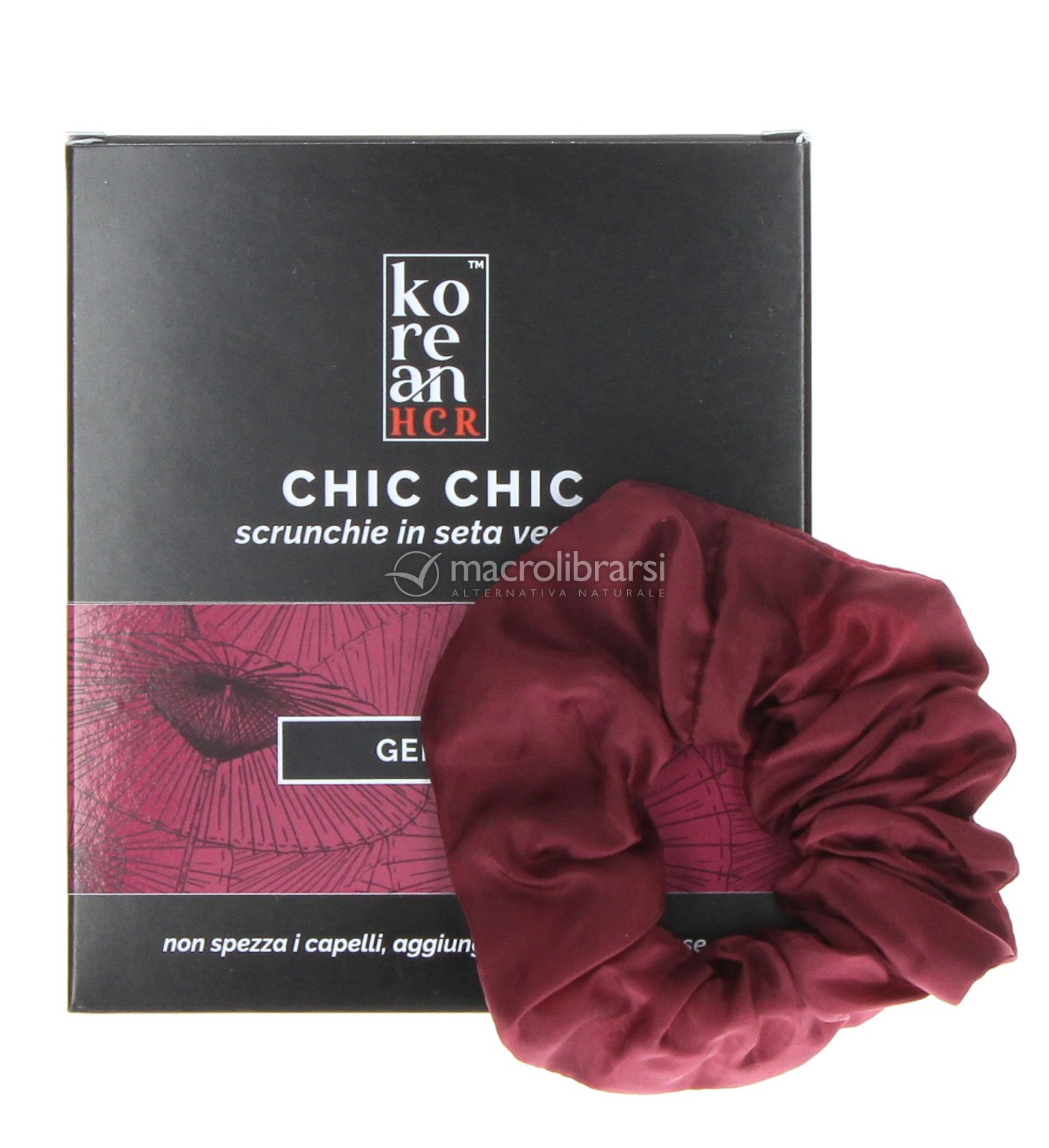 Scrunchie Chic Chic - Elastico per Capelli in seta vegana di Gentleaf 