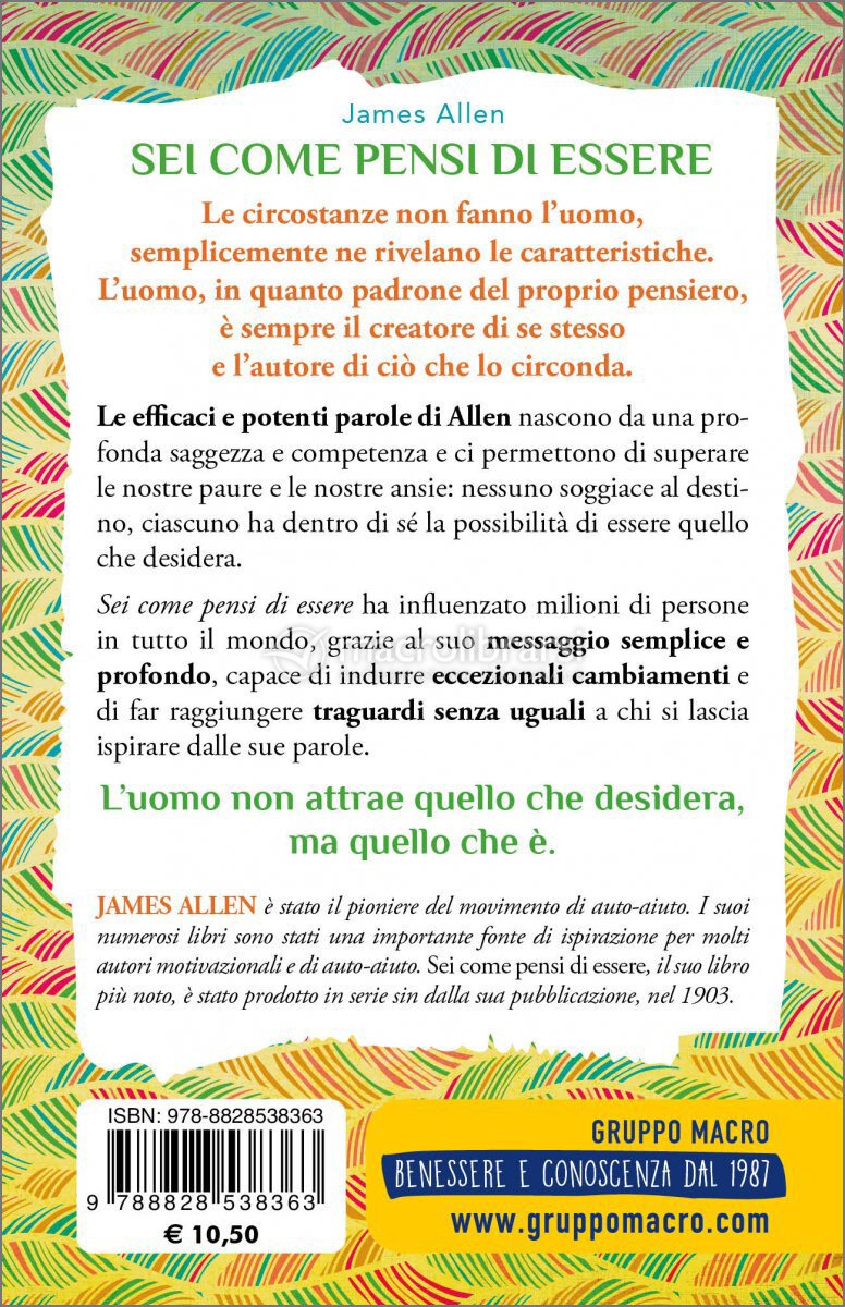 Sei Come Pensi di Essere — Libro di James Allen