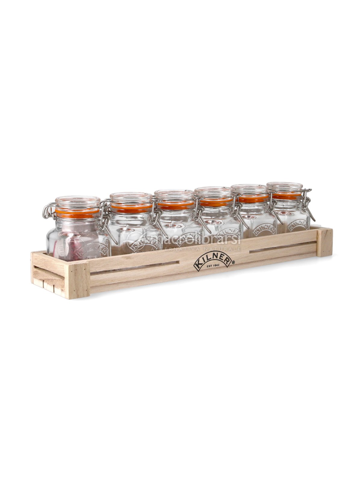 Lacor - Set 5 Contenitori Per Spezie Con Coperchio - 600 Ml - Cucina Ordinata E Professionale