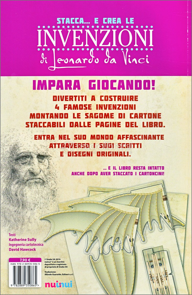 Le Invenzioni Di Leonardo Da Vinci Libro
