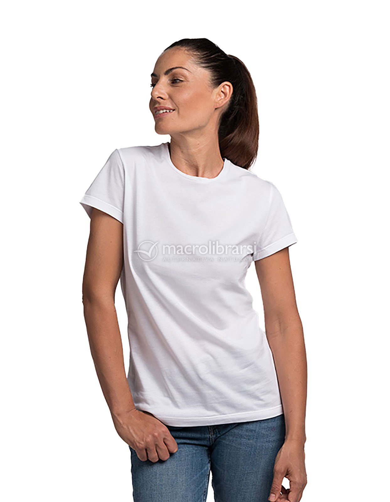 Maglietta donna maniche corte in cotone certificato GOTS | CasaGIN