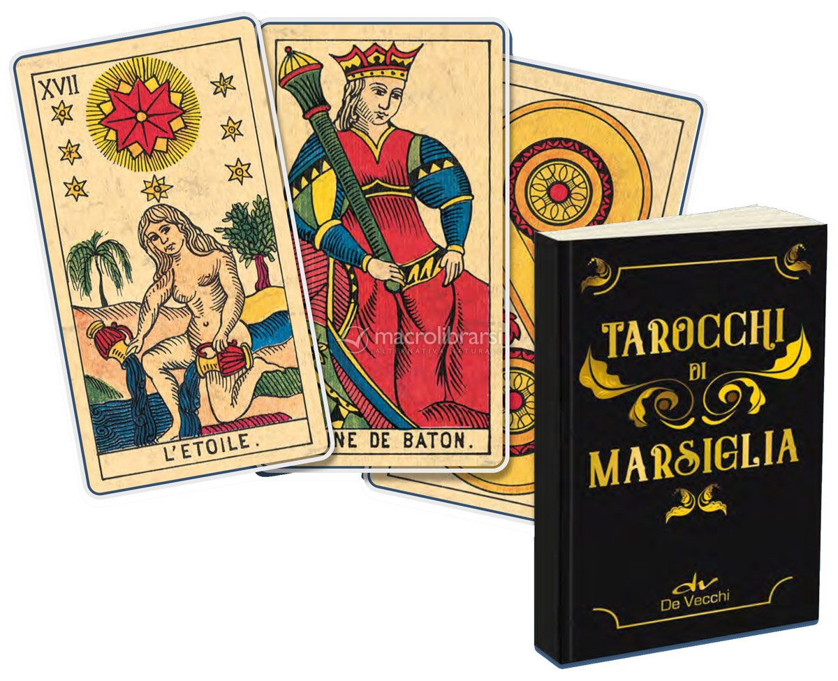 78 carte tarocchi:Tradizionale,Marsigliese-con istruzioni