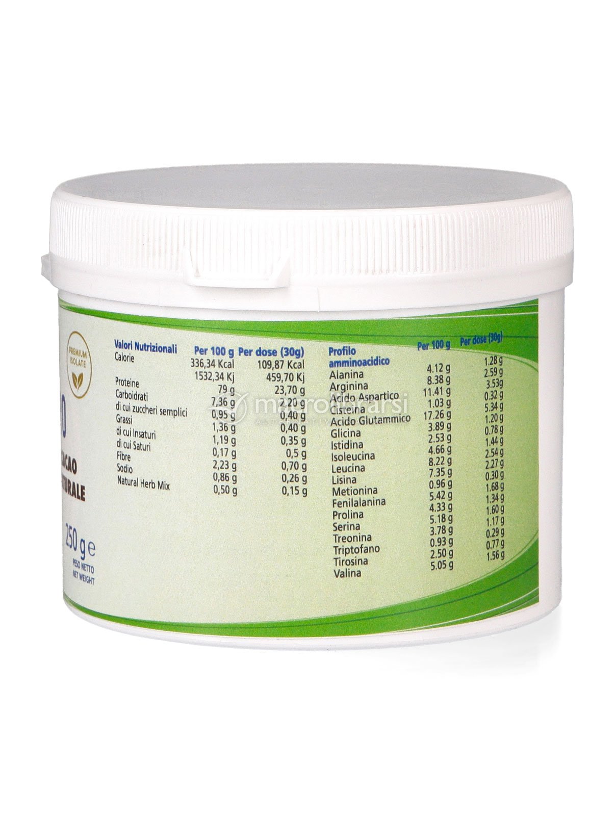Hyper Vegan Protein 750g - Proteine Vegetali 90% Da Pisello, Soia E Riso | Senza Zuccheri, Glutine E Lattosio | Gusto Vaniglia | Prodotto In Italia