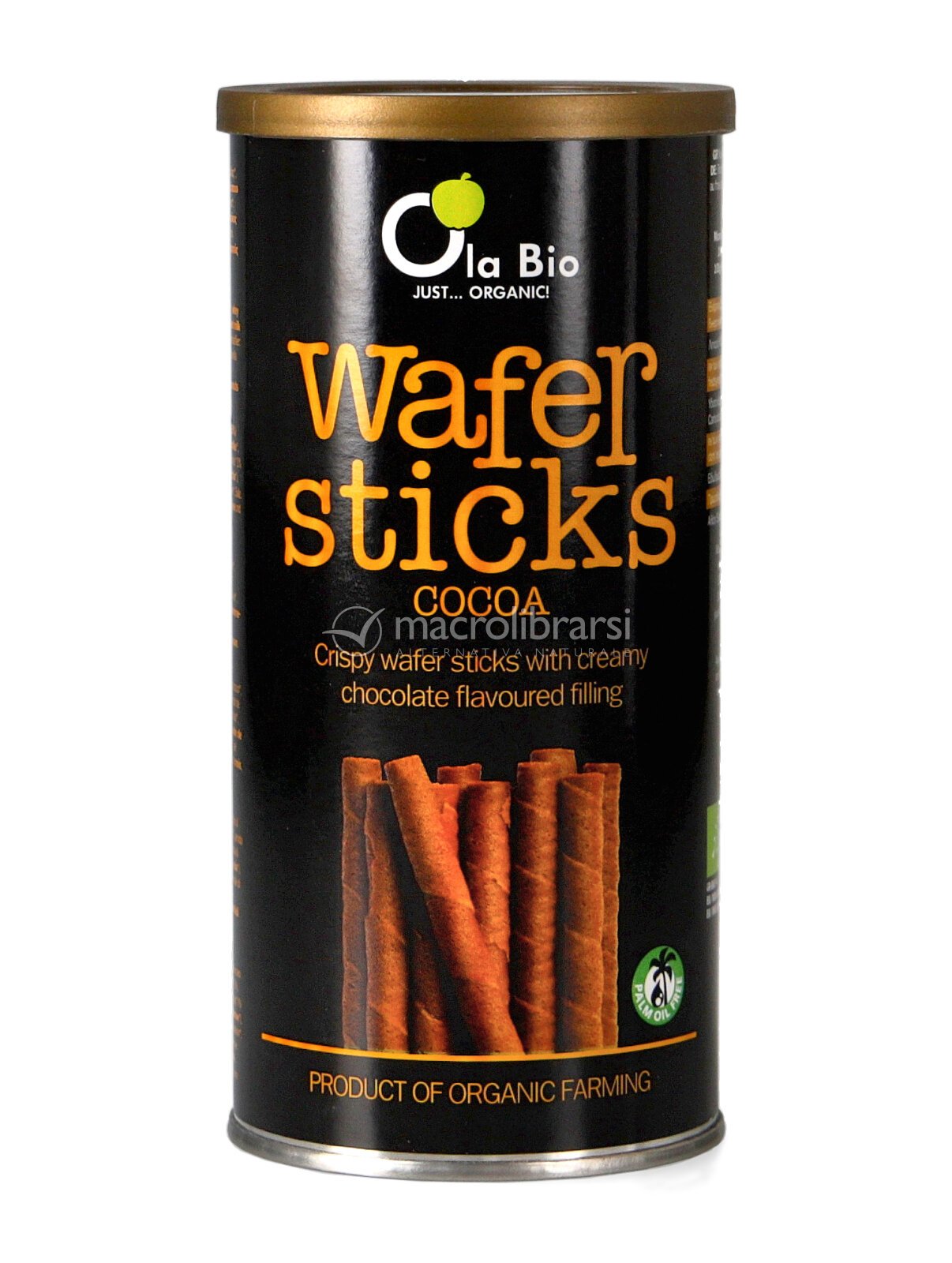 Wafer Sticks Croccanti Ripieni di Cacao Wafer Sticks Cocoa di Ola Bio