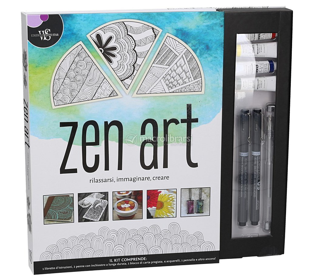 Zen Art - Kit per Disegnare e Colorare — Libro