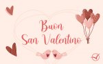 Buon San Valentino palloncini cuore