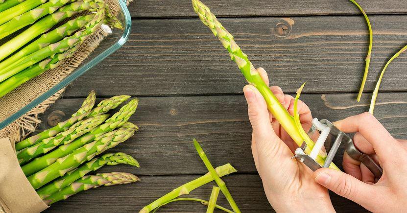 Il modo migliore per utilizzare gli scarti degli asparagi?