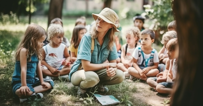 Forest bathing per bambini
