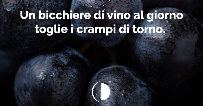 Un bicchiere di vino al giorno toglie i crampi di torno