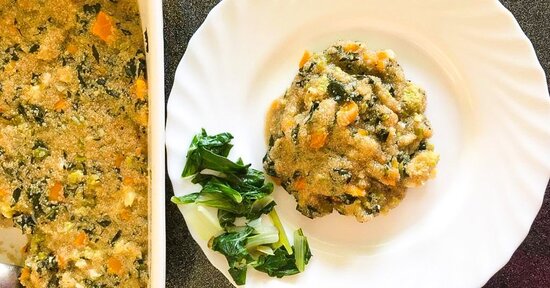 Amaranto con verdure