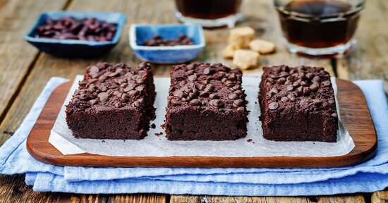 Brownie di fagioli rossi proteici