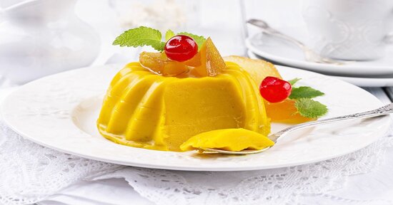 Budino proteico di tofu alla pesca: la mia ricetta senza zucchero